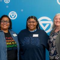 Group photo with the Women and Gender Studies award winner